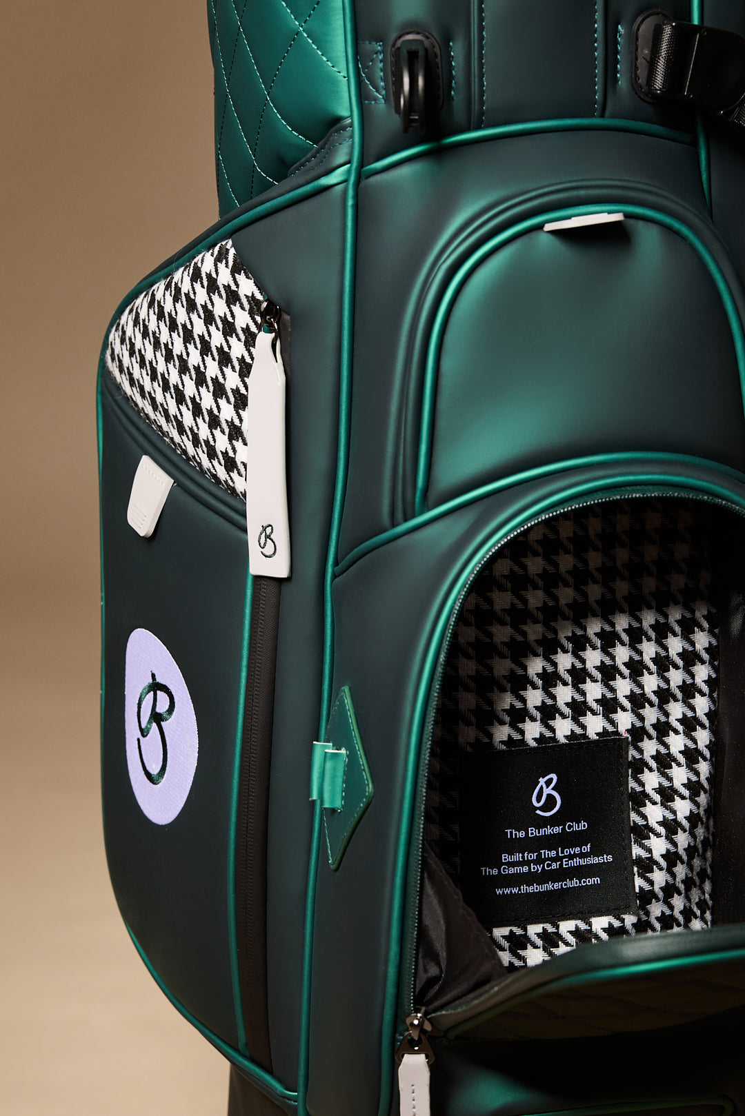 The Bunker Club Driver Series Golf Bag / Metallic Racing Green